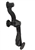 12 Inch Long Double Swing Arm, One Arm Straight, One Arm Curved with 2.5 Inch Dia. Plate