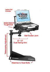 Chevrolet: Camaro (1993-2002) and Caprice (1993-2002), Ford Crown Victoria Police Interceptor (1991-2011), Lincoln Town Car (2005-2010) Panasonic Toughbook Laptop Mount System