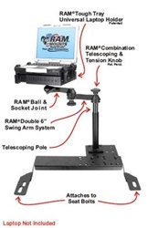 Dodge Ram 1500 (1994-2001) and 2500, 3500 (1994-2002) Laptop Mount System