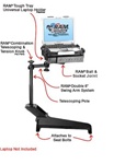 Toyota Tundra (2000-2006) Laptop Mount System