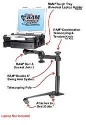 Ford Expedition EL (2004-2006) and Lincoln Navigator (2006-2010) Laptop Mount System