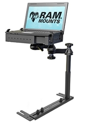 Universal No-Drill Normal Configuration (Tele-Pole Far Left Side) Laptop Mount System