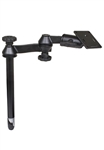 12 Inch Male Tele-Pole with Articulating Arm and RAM-2461U (75mm x 75mm VESA Plate)