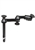 8 Inch Male Upper Tele-Pole with Articulating Swing Arm with RAM-202U (2.5" Dia. Plate)