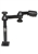 8 Inch Male Upper Tele-Pole with Articulating Swing Arm (No Adapter Plate)