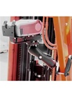 Forklift 4 Inch Rail Clamp Printer System (Short Side Clamps) for Epson, Intermec & O'Neil Printers