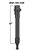 RAM Adapt-A-Post 11 Inch Extension Pole