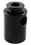 RAM Female Pipe Socket with Octagon Button