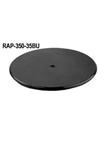 3.5 Inch Diameter Non-Flexible Adhesive Suction Cup Dashboard Adapter (Black)