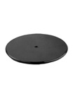 3.0 Inch Diameter Non-Flexible Adhesive Suction Cup Dashboard Adapter (Black)