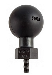 RAM 1.5 Inch Diameter Tough-Ball with 1/4"-20 x .50" Threaded Stud for Kayaks