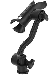 RAM-TUBE Jr. Fishing Rod Holder with Track-Node Base (T-Bolt Dimensions: .48" x .95")