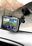 Single 2.75" Dia. Suction Cup Base with Twist Lock, PLASTIC Arm and TomTom RAM-HOL-TO9U Holder (Selected GO 740 Live Series)