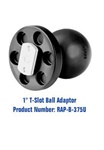 COMPOSITE T-Slot Adapter with 1.0 Inch Dia. Ball