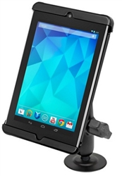2.5 Inch Adhesive Base with Composite Standard Sized Arm & RAM-HOL-TAB18U Holder for Google Nexus 7 with or without THIN Case (Fits Other Tablets Withing Range: Height 7-8.875", Width to 4.7", Depth to .43")