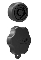 RAM 5 Star Pin-Lock Security Knob and Key Knob for 1.5 Inch Diameter "C" Sized Arms