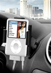 Universal 2.5 Inch Adhesive Flex Stick Base with RAM-HOL-AP5U Apple iPod Nano Holder (3rd Gen WITHOUT Case or Cover)