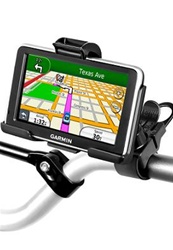 Easy Strap Base with Rubber Strap, SHORT Arm and Garmin RAM-HOL-GA44U Holder (Select nuvi 2300 Series)