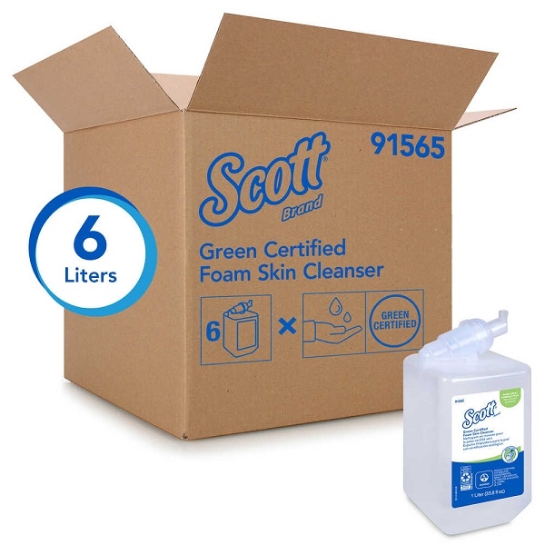 Scott Essential 91565 Green Certified Foam Skin Cleanser