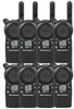 Motorola CLS1110 Two Way Radio 8 Pack Walkie Talkie Bundle