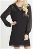 BCBGeneration Lace Yoke Shirt Dress