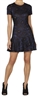 BCBGMAXAZRIA Marissa Short-Sleeved Flounce Dress