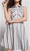 BCBGeneration Striped Shirt Dress