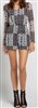 BCBGeneration Shadow Patchwork Cutout Romper