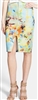 J.O.A. Floral Pencil Skirt