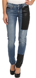 McQ by Alexander McQueen  Hybrid Low Waist Skinny Jeans