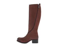 McQ By Alexander McQueen Tall Biker Boots in Brown