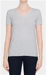 White + Warren Cashmere Cotton Modal V Neck Tee