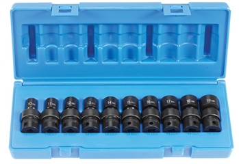 3/8" Drive 10 Piece Universal Metric Set