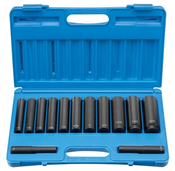 1/2" Drive 13 Piece Extra-Deep Set