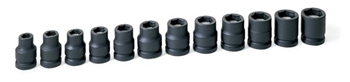 1/2" Drive 12 Pc. Metric Magnetic Impact Socket Set