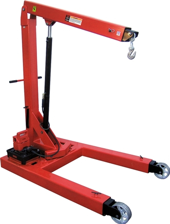 3 Ton Shop Crane with Air/Hydraulic Pump