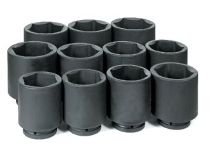 1" Dr. 11 Pc. Deep Metric Set 76mm to 115mm