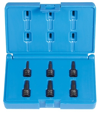 1/4" Drive 6 Pc. Internal Star Impact Driver Set