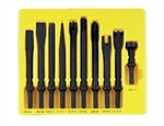 10 Pc. General Service Chisel Set - .401 Shank