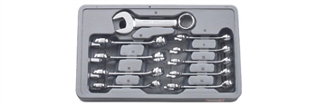 Gear Wrench GEA81904 10 Piece Stubby mm