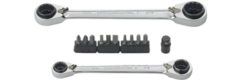Gear Wrench GEA85200 13 Piece Sae Quadbox Set (2 Ratch Wr