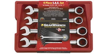 Gear Wrench GEA9304  4 Piece Gear Wrench Sae Set