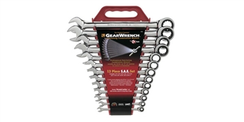 Gear Wrench GEA9312  13 Piece Gear Wrench Sae Set Traye