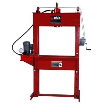 BVA IEP5506 55 Ton 6" H-Frame Press with PEW0501T E-Pump