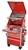 Montezuma PR2606MZ 26" Crossover 6-Drawer Roller Cabinet Toolbox (red)