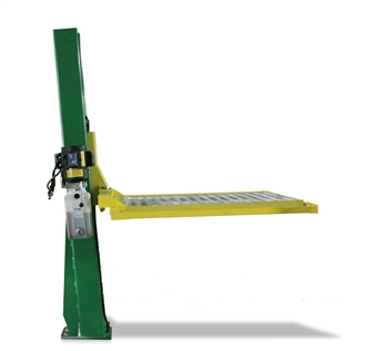 TWI Proline SC-2K 2,000 lb Single Column Lawnmower Storage Lift - 110V Duro Included