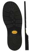 VIBRAM 232 MINI-LUG SOLE BLACK