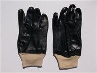 Black knit wrist glove