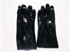 12" black rubber glove