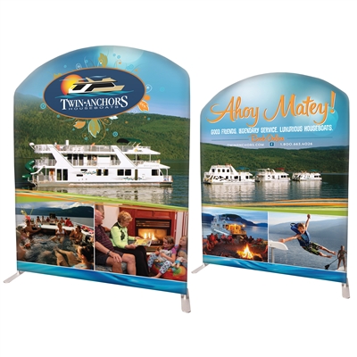 78" Curved Modular Display Double Sided Replacement print only